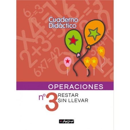 CUADERNO DE OPERACIONES Nº3 RESTAR SIN LLEVAR