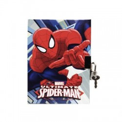 Mini diario con candado Ultimate Spiderman