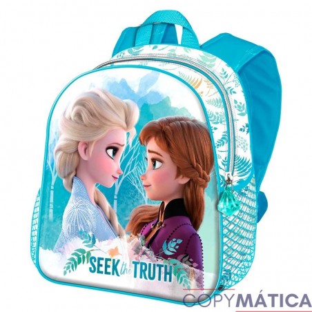 Mochila 3D Frozen Disney ll Seek 31x27x11cm.