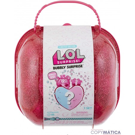 MgaEntertainment- Bubbly Surprise Pink L.O.L Maletín, Color Rosa Y NARANJA , Talla Única (MGA