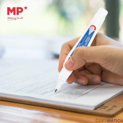 MP | Lápices Correctores Líquido para Escritura de Secado Rápido, Pack de 3