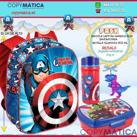 Tenemos la selección más grande y los mejores pack en Capitán América