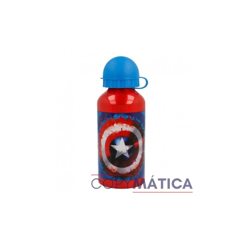 Botella aluminio Capitán América 400 ml