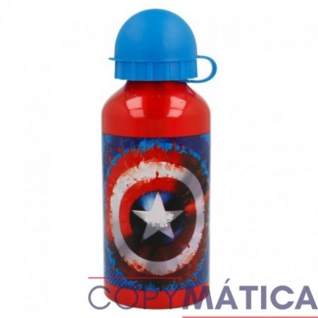 Botella aluminio Capitán América 400 ml