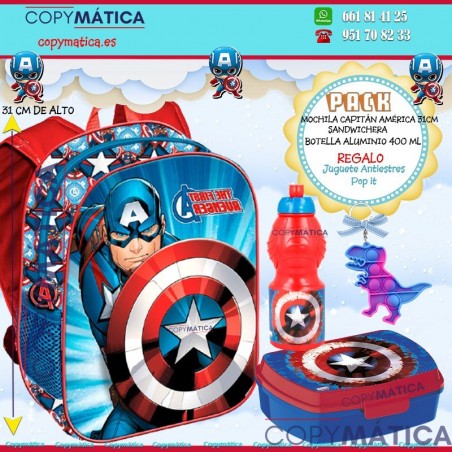 Los mejores y más completos packs de Capitán América.