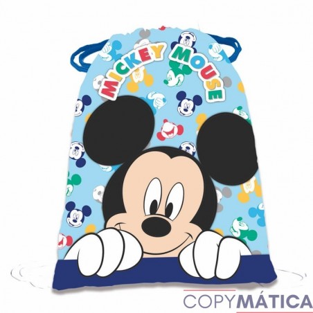 Saco de Merienda para guadería  Mickey Disney 25x20cm.