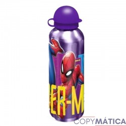 Botella Aluminio Spiderman Marvel 500Ml.