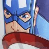 Pack Mochila Capitán América con escudo 3d + Botella Alumino 500 ml Capitán América . + Sandwichera Capitán América  a juego.
