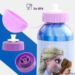Botella Aluminio Frozen ll Disney 500Ml.