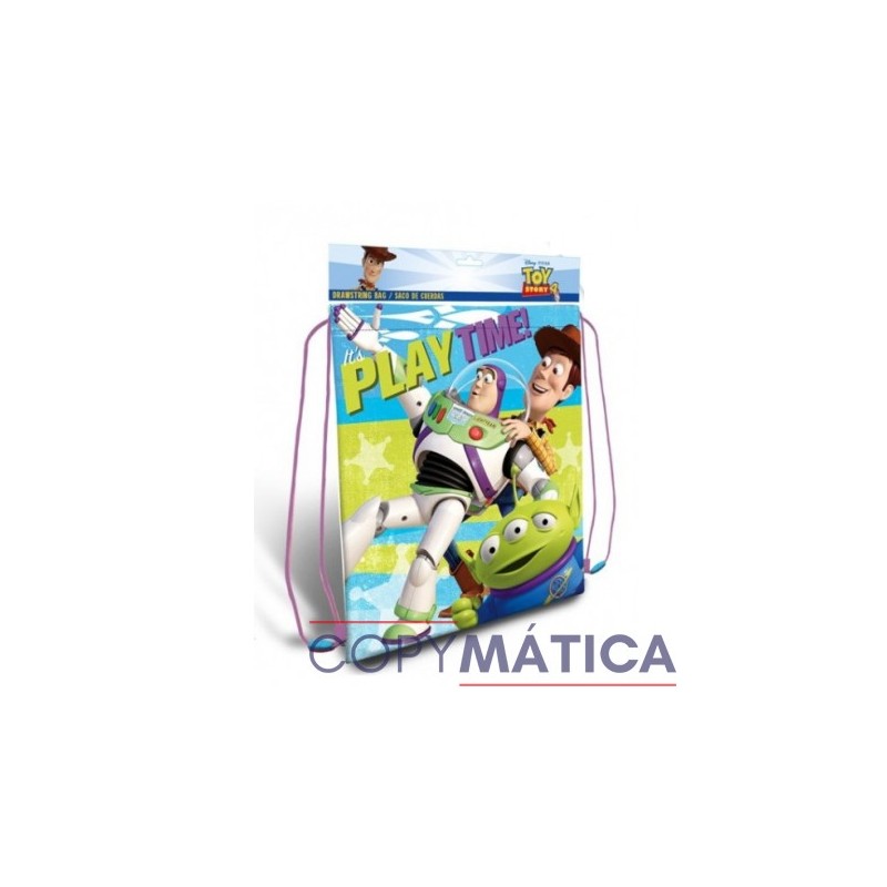 Saco Mochila Toy Story 40x30cm