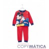 Disney Mickey Mouse Pijama Niño, Pijamas Niños 100% Algodon, Conjunto Pijama Niño Invierno de Manga Larga, Regalos para Niños