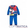 Disney Mickey Mouse Pijama Niño, Pijamas Niños 100% Algodon, Conjunto Pijama Niño Invierno de Manga Larga, Regalos para Niños