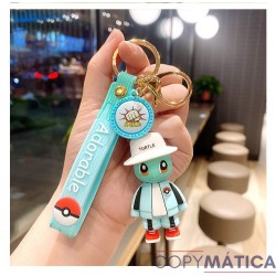Pokémon Llavero de metal de pikachu ,accesorio de moda para bolso, colgante, regalo de cumpleaños.