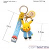 Pokémon Llavero de metal de pikachu ,accesorio de moda para bolso, colgante, regalo de cumpleaños.