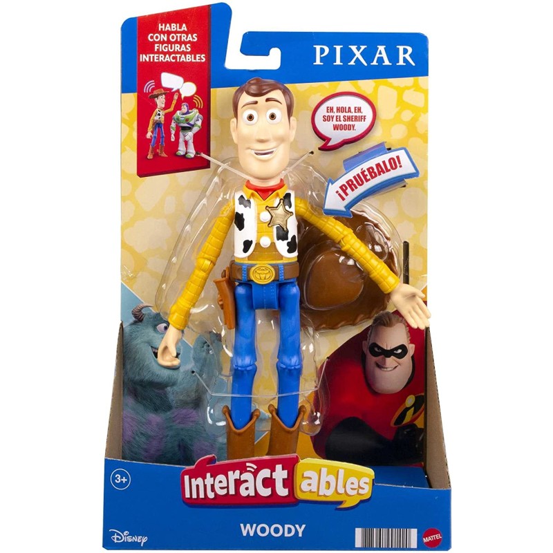 tonto extraer Arena Woody parlanchín, habla con otros muñecos, figura de juguete con sonidos  (Mattel)