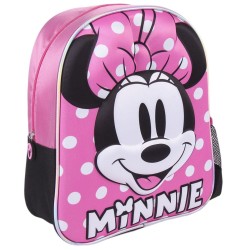 Pack de 3 Productos escolares Mochila Minnie Mouse + Botella Sport 400  ML. + Sandwichera.