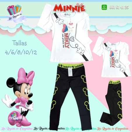 Conjunto Camiseta y Leggings de Minnie Mouse