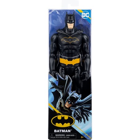 dc comics Batman - Figura Batman 30 CM Muñeco Batman 30 cm Articulado Negro y Naranja