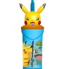 Vaso Pokemon con Pajita y Tapa con figurita 3D 360ml