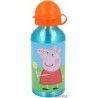 Pack Mochila Infantil 3D "31 cm", - Peppa Pig | Botella de aluminio 400 ml/ Sandwichera /a Partir de 3 Años /
