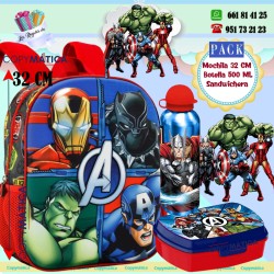 Pack Mochila Avengers +...