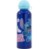 Botella de agua infantil reutilizable de aluminio de 530 ml de Stitch Palms