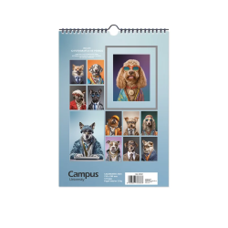 CALENDARIO PARED 210 X 280 CAMPUS 2025 PERRO