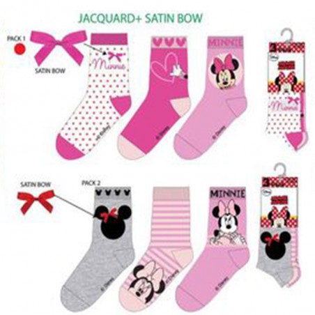Pack 3 calcetines de Minnie Mouse